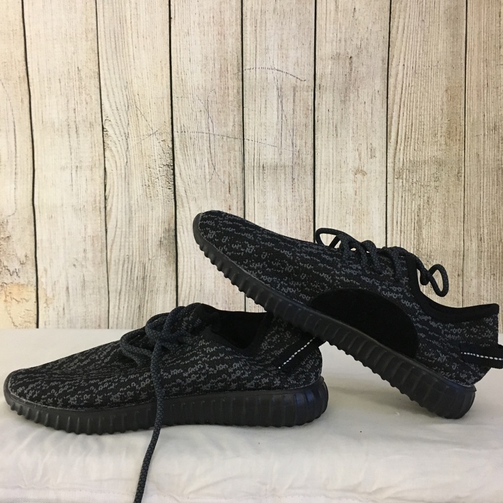 Black and Grey Athleisure Sneakers